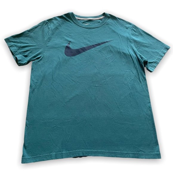 Nike Other - Nike | Teal Blue Swoosh Tee Tshirt Regular Fit Mens XL Basic